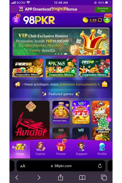 98Pkr game