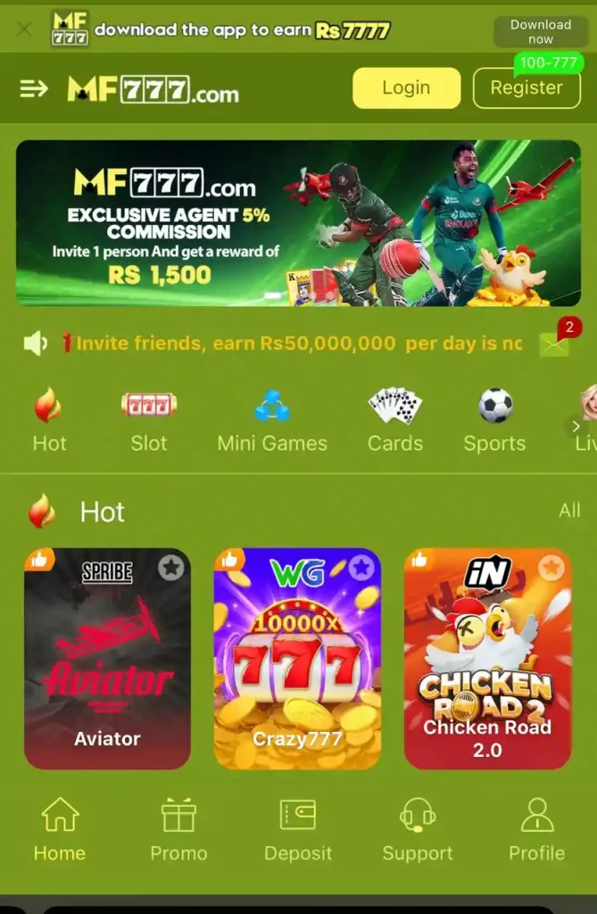 MF777 Game APK Download  Free Earning App For Android