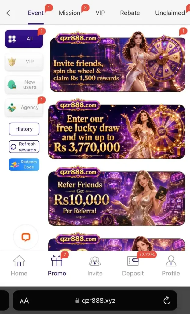 QZR888 Game